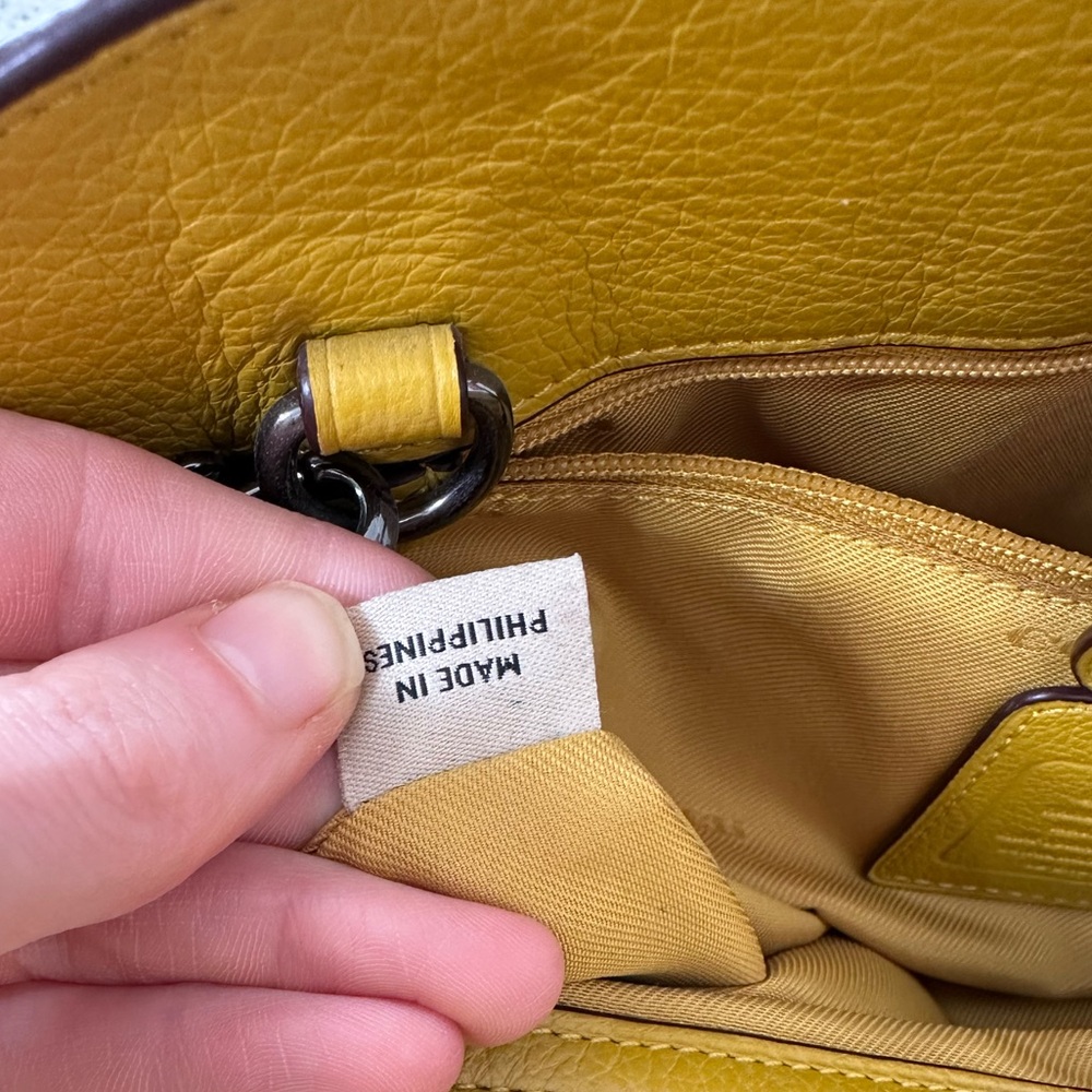 Coach Mercer Genuine Leather 2 Way Satchel Bag - Picture 10 of 12